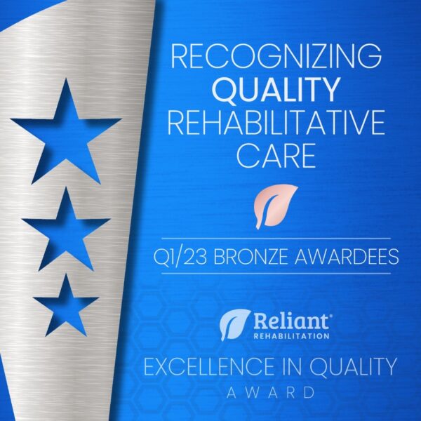 Bronze Reliant Excellence in Quality Award for Q1 2023 banner